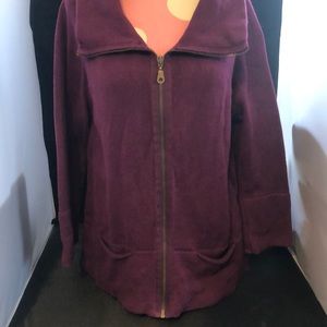 Coldwater Creek Zip up sweater